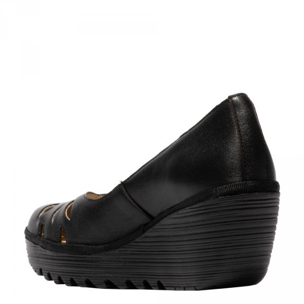 Czółenka Fly London YUBI 480 Black Mousse P501480000
