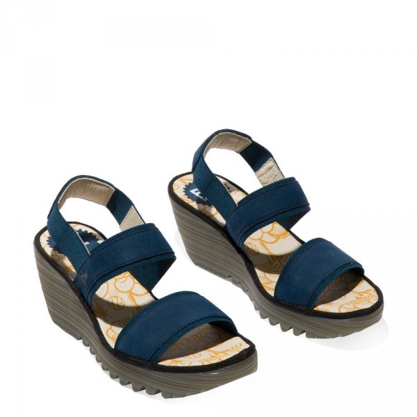 Sandały Fly London YACO 416 Blue Cupido P501416003