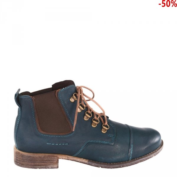 Botki Josef Seibel SIENNA 09 Petrol Kombi Washed 99609MI720641