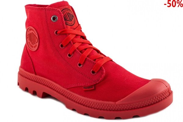 Buty Palladium MONOCHROME Red 73089-600