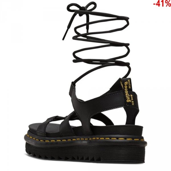 Sandały Dr. Martens NARTILLA HYDRO Black Leather 24641001