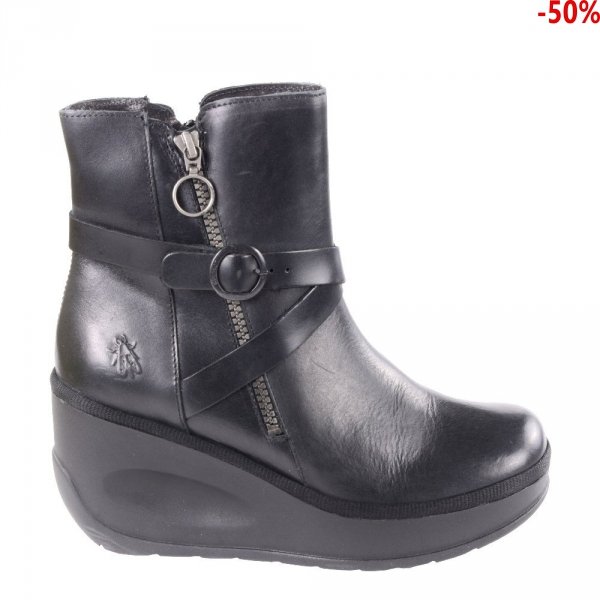 Botki Fly London JASO 080 Rug Black P501080000