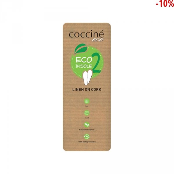Wkładki Coccine ECO INSOLE 2 LINEN ON CORK