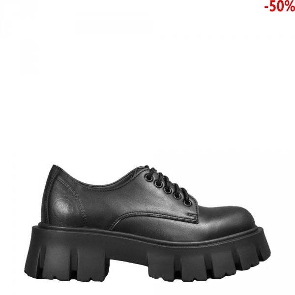 Półbuty Altercore DEIDRA Black VEGAN