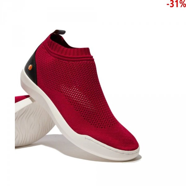 Półbuty Softinos BEBA 680 Red Knit P900680001