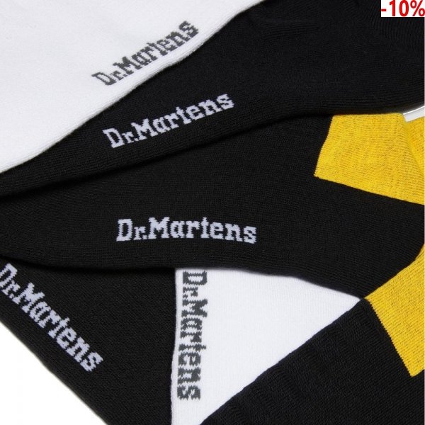 skarpety Dr.Martens DOUBLE DOC SHORT 3-PACK Cotton Blend AD058002