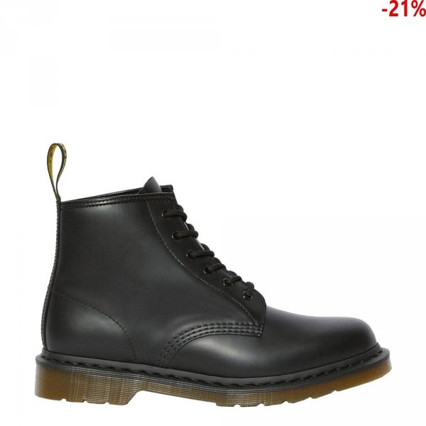 Buty Dr. Martens 101 Black Smooth 24255001 (Bez nici)
