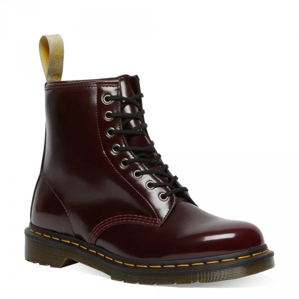 Buty Dr. Martens 1460 VEGAN Cherry Red Cambridge Brush 23756600
