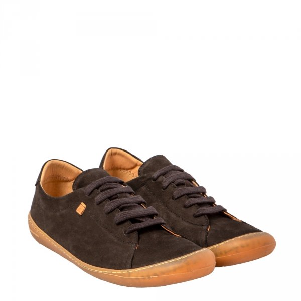 Botki El Naturalista N5770 PAWIKAN Black Nobuck Lavado
