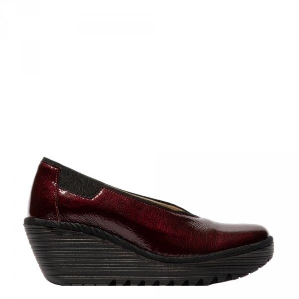 Czółenka Fly London YOZA 438 Burgundy Rock P501438017