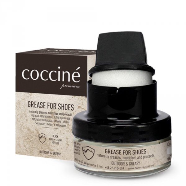 Tłuszcz do obuwia do skór licowych, natłuszcza, odżywia, chroni i zmiękcza GREAS FOR SHOES (50 ml)