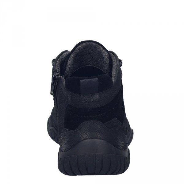 Półbuty męskie Josef Seibel Wallace 03 skórzane czarny 20703 MA796 100