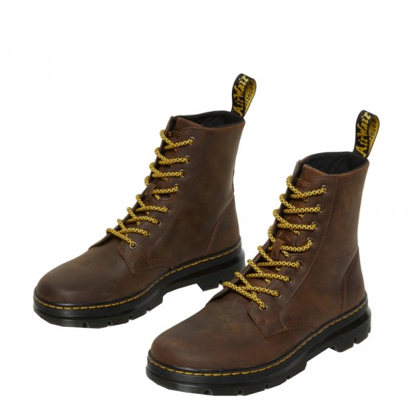 Buty Dr. Martens Combs Dark Brown Crazy Horse 26006207