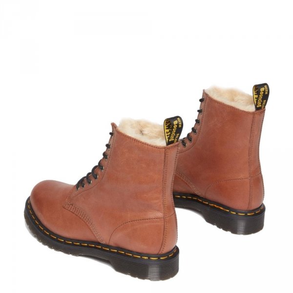 Buty Dr. Martens 1460 SERENA Tan Farrier 27782225 Ocieplane