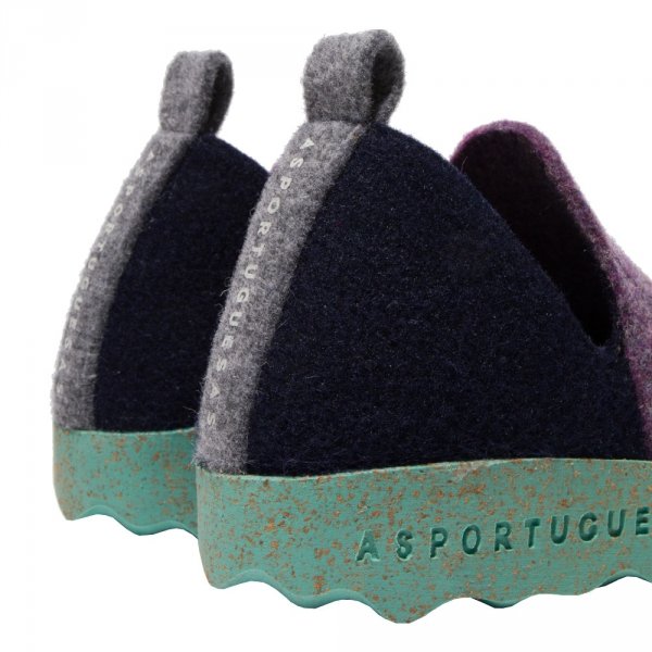 Buty Asportuguesas CITY Purple Navy Felt P018086018