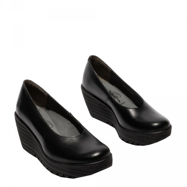Półbuty damskie Fly London LORT 389 skórzane czarny P145389000