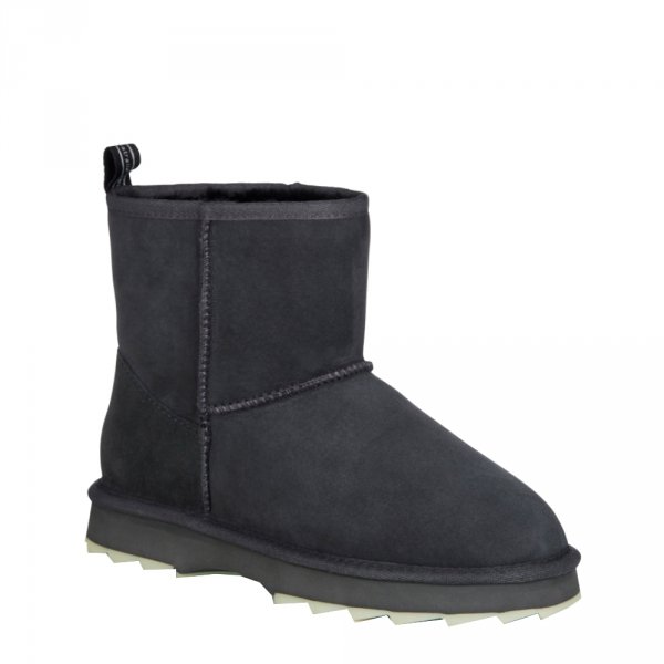 Buty Emu AUSTRALIA SHARKY Mini Dark Grey/Transparent  W12434 Ocieplane