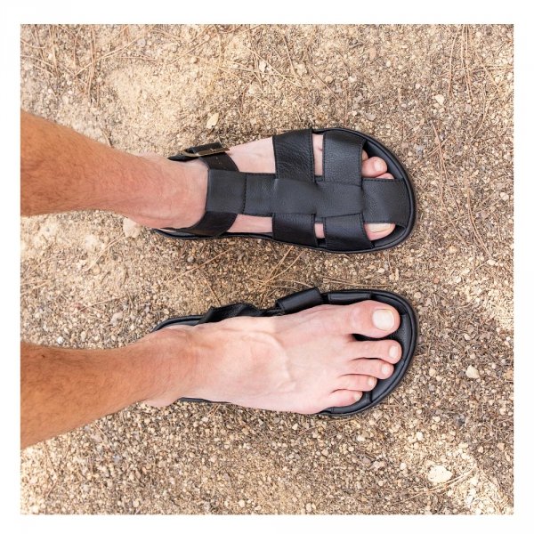 Sandały Barefoot El Naturalista N5681 BARE SANDALS skórzane czarny