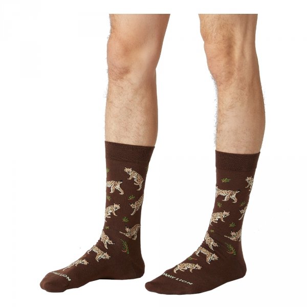 Skarpety Jimmy Lion LYNX Brown