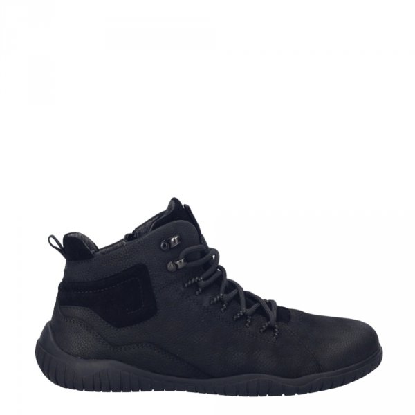 Półbuty męskie Josef Seibel Wallace 03 skórzane czarny 20703 MA796 100