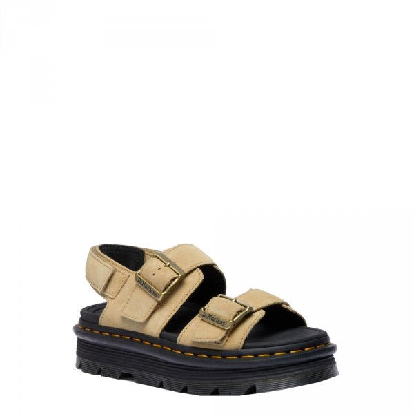 Sandały Dr. Martens ZEBZAG SANDAL Savannah Tan EH Suede 42689200