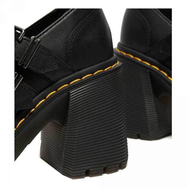 Półbuty Dr. Martens EVIEE MARY JANE Black Sendal 27371001