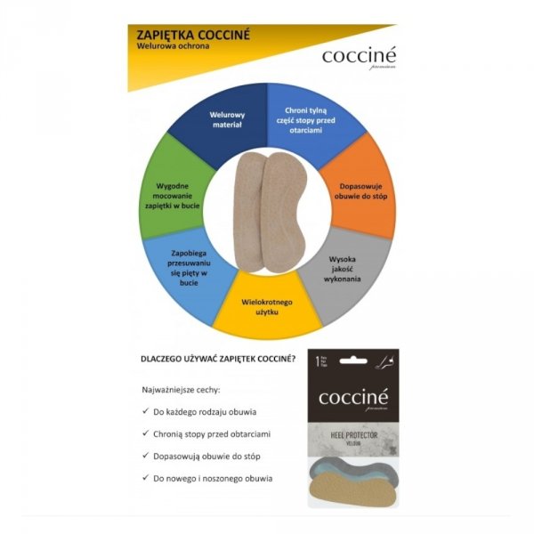 Zapiętki welurowe Coccine VELOUR HEEL PROTECTOR