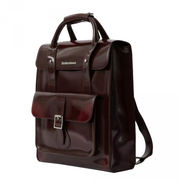 Plecak Dr. Martens VEGAN BACKPACK Cherry Red Oxford Rub Off AC989601