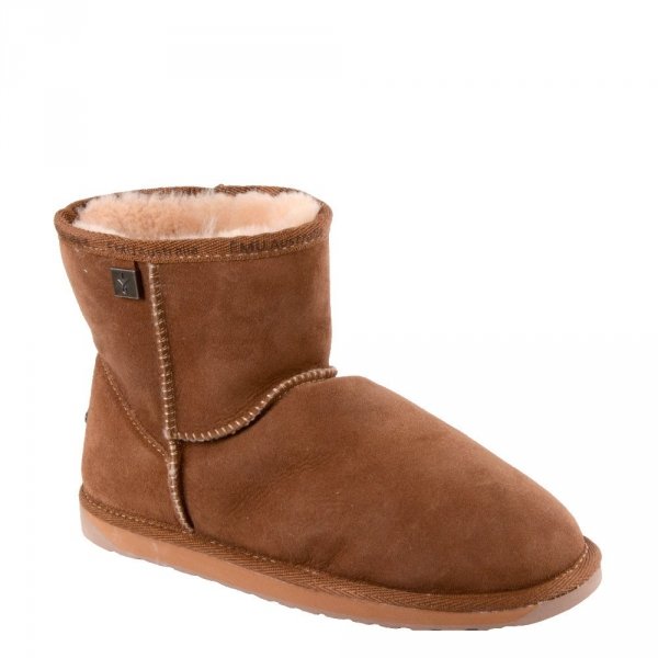 Buty Emu AUSTRALIA PLATINUM STINGER SLIM MINI Chestnut Chataigne WP20003 WATER RESISTANT Ocieplane