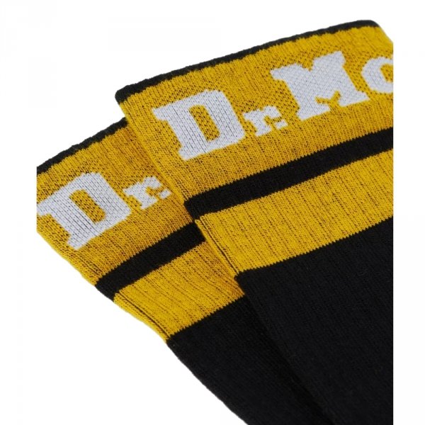 Skarpety Dr. Martens SOCKS  ATHLETIC LOGO Organic Cotton Blend Black AC681005