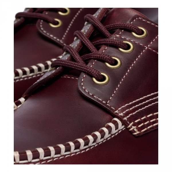 Półbuty Dr. Martens LOWELL Cherry Red Orleans 31817600