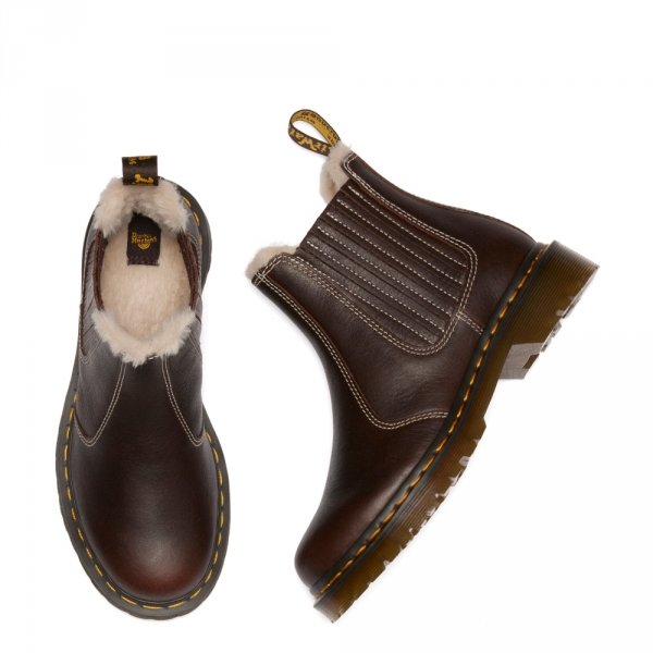 Buty Dr. Martens 2976 Leonore II Dark Brown Grizzly 41418200