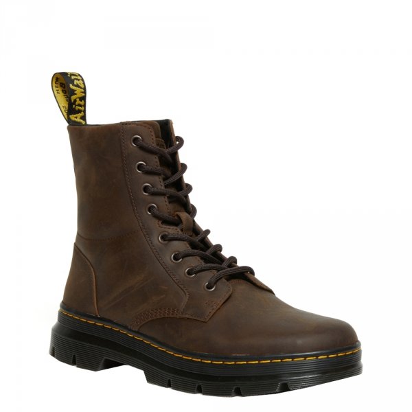 Buty Dr. Martens Combs Dark Brown Crazy Horse 26006207