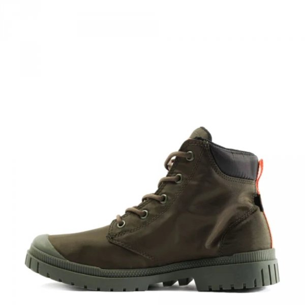 Buty Palladium NEW PAMPA SP20 CUFF WP+ Olive Night 76835325 VEGAN