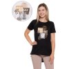 T-SHIRT DAMSKI Z PRINTEM BD2500-029