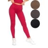 LEGGINSY DAMSKIE O WYSOKIM STANIE Z PRĄŻKOWANĄ STRUKTURĄ RDL2000-103