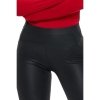 LEGGINSY DAMSKIE Z WYSOKIM STANEM IMITUJĄCE SKÓRĘ RDL2500-003