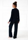 PIŻAMA SENSIA NAVY BLUE DŁ/RĘKAW