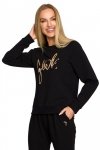 Moe M693 Bluza z haftem - czarna