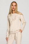 Moe M693 Bluza z haftem - piaskowa