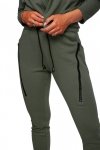 BeWear B240 Spodnie z ozdobnymi zamkami - khaki