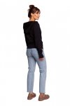 BeWear B246 Bluza na zakładkę z kapturem - czarna