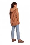 BeWear B249 Bluza z kominem i kapturem - cynamonowa