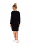 Moe M727 Bluza z lampasami - czarna