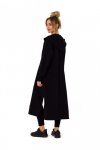 Moe M729 Bluza długa jak parka - czarna