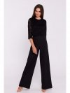 Stylove S381 Kombinezon z koronkową górą - czarny