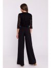Stylove S381 Kombinezon z koronkową górą - czarny