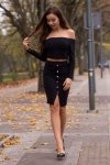 Merribel Asant Black 1110 spódnica i bluza