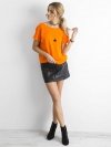 T-shirt-RV-TS-4662.26P-pomarańczowy rozmiar - S
