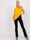 T-shirt-RV-TS-4662.86-ciemny żółty rozmiar - XS